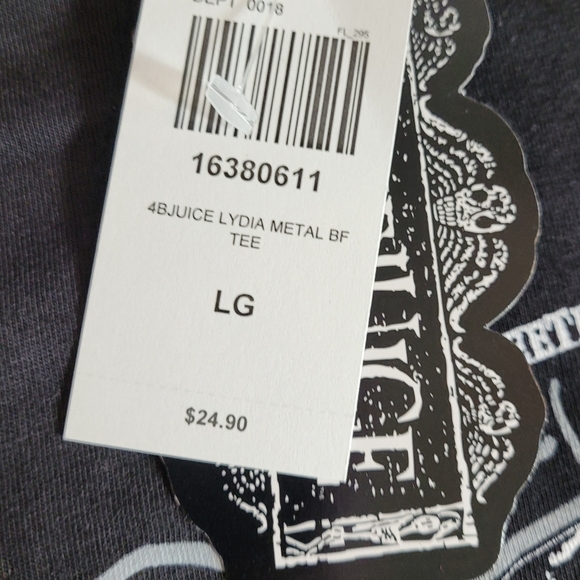 Beetlejuice Lydia Portrait Boyfriend Fit Girls T-Shirt - Picture 6 of 6